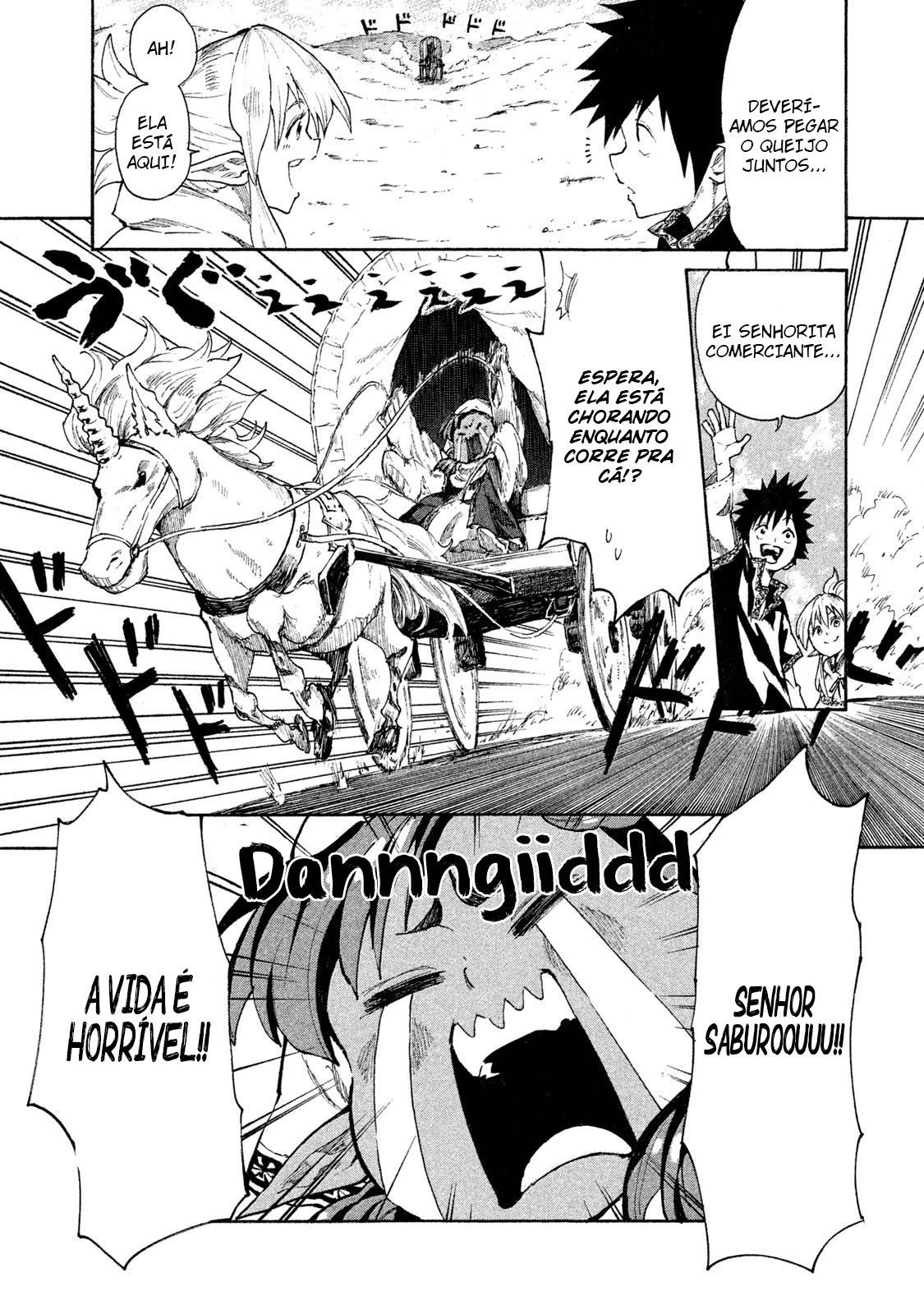Read Mazumeshi Elf to Yuubokugurashi (PT-BR) PT Manga Online