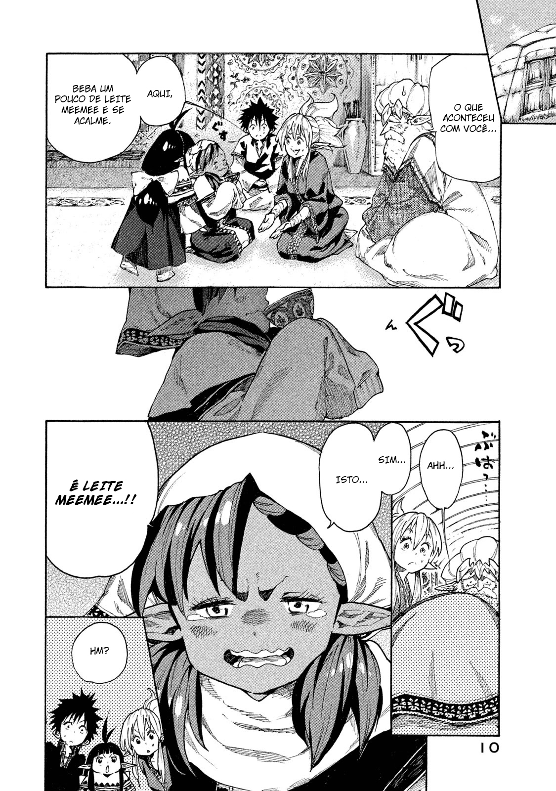 Read Mazumeshi Elf to Yuubokugurashi (PT-BR) PT Manga Online
