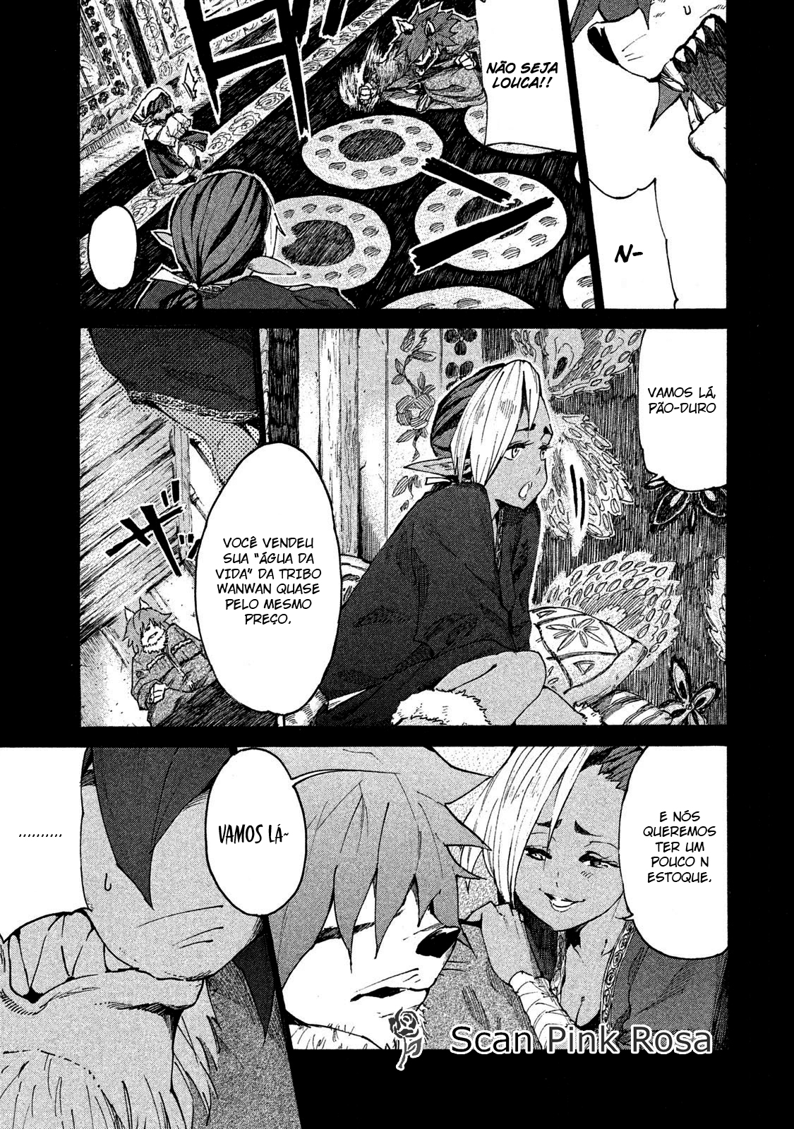 Read Mazumeshi Elf to Yuubokugurashi (PT-BR) PT Manga Online