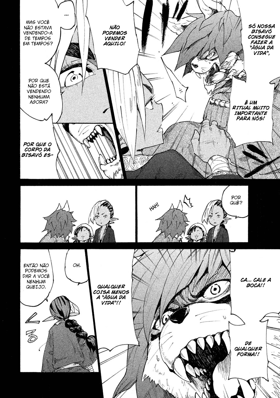 Read Mazumeshi Elf to Yuubokugurashi (PT-BR) PT Manga Online