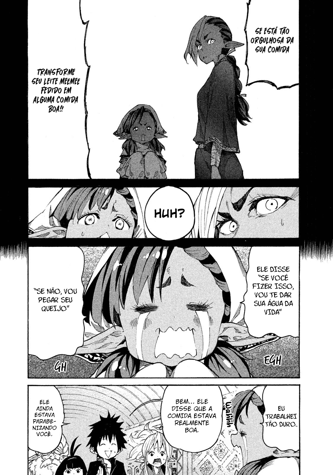 Read Mazumeshi Elf to Yuubokugurashi (PT-BR) PT Manga Online