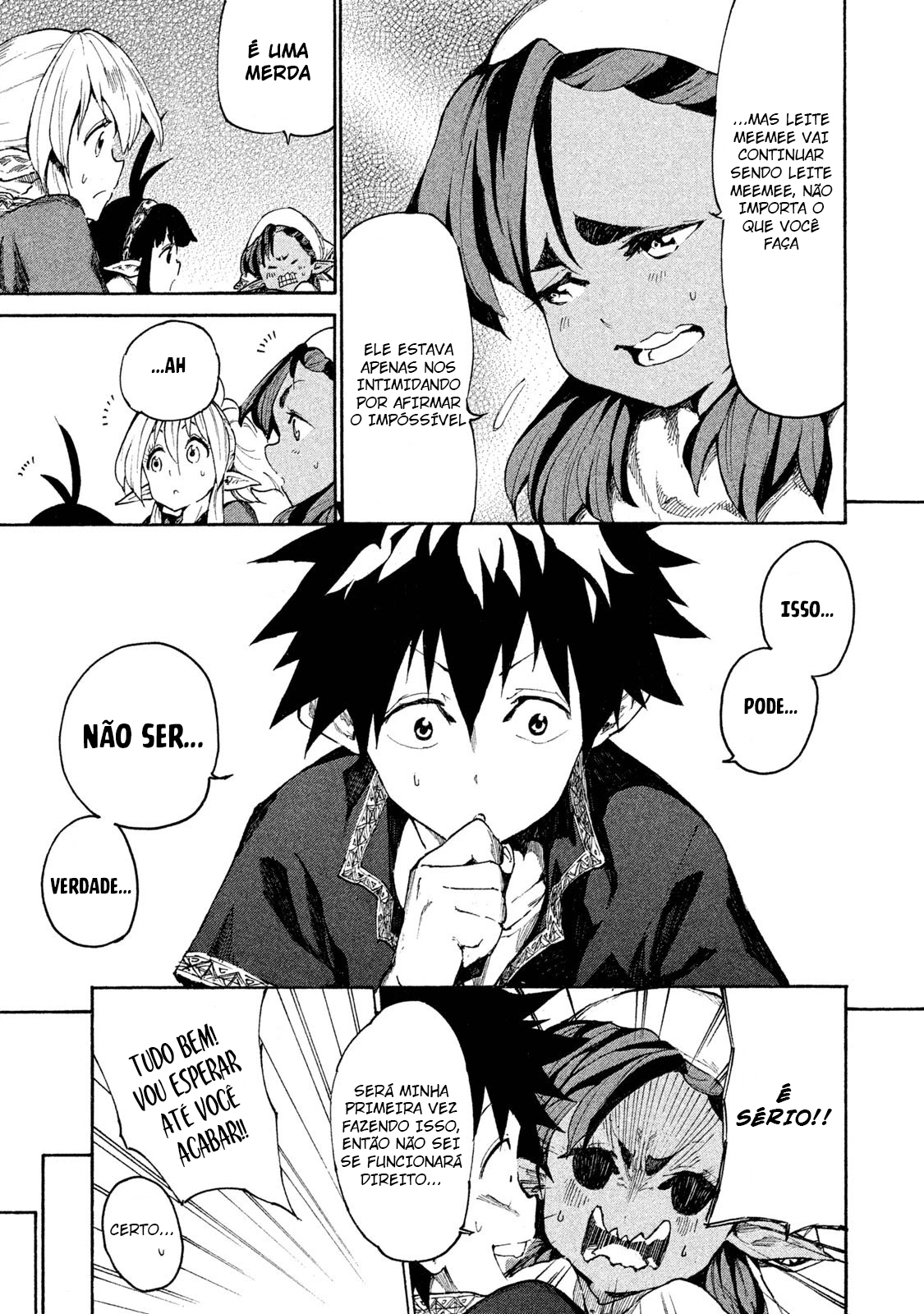 Read Mazumeshi Elf to Yuubokugurashi (PT-BR) PT Manga Online