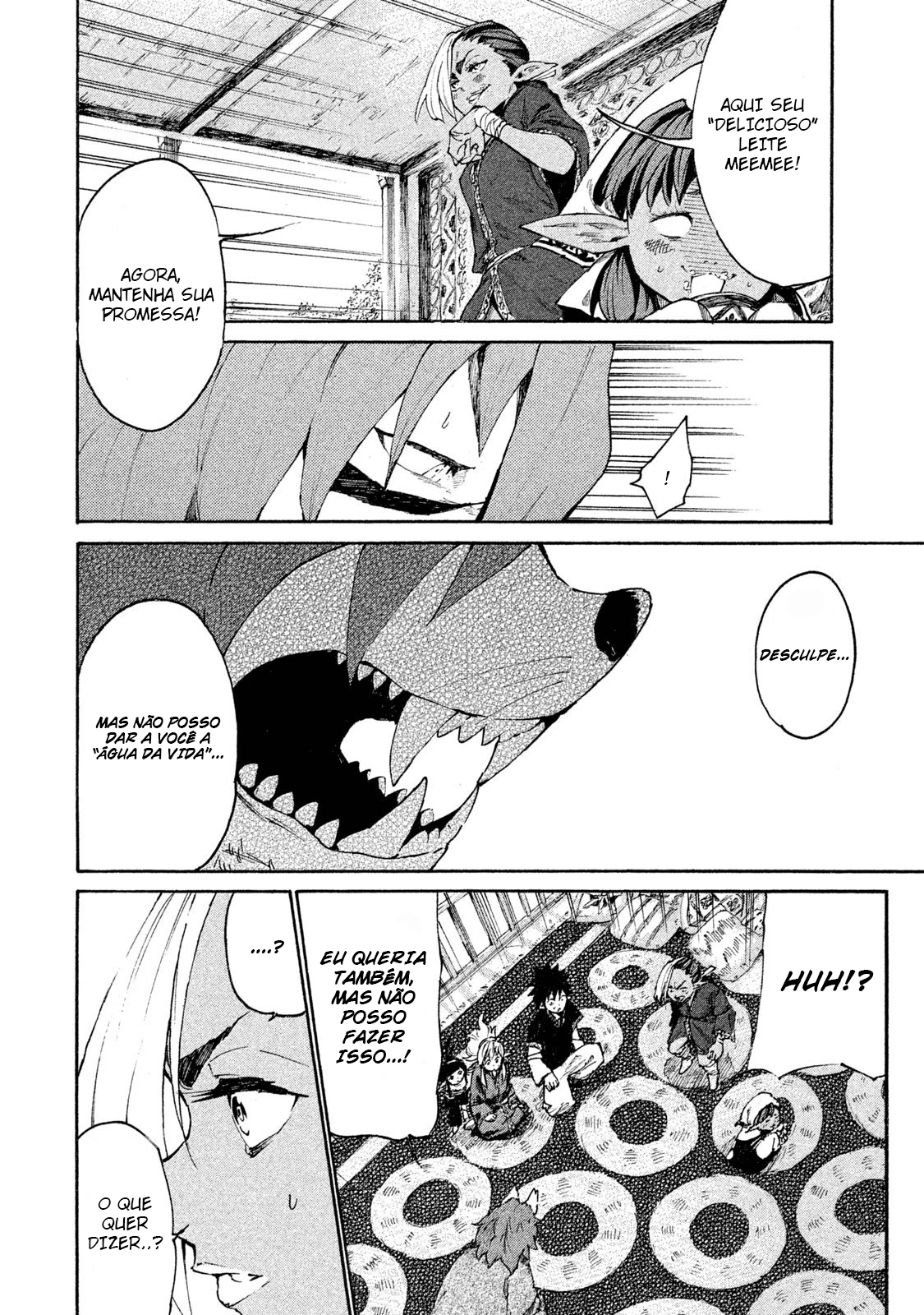 Read Mazumeshi Elf to Yuubokugurashi (PT-BR) PT Manga Online