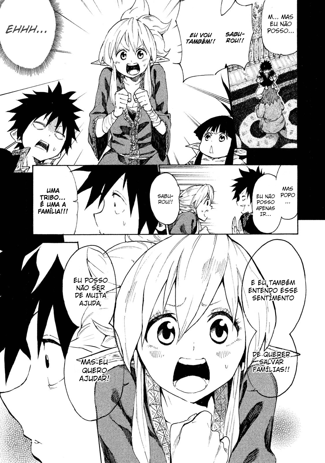Read Mazumeshi Elf to Yuubokugurashi (PT-BR) PT Manga Online