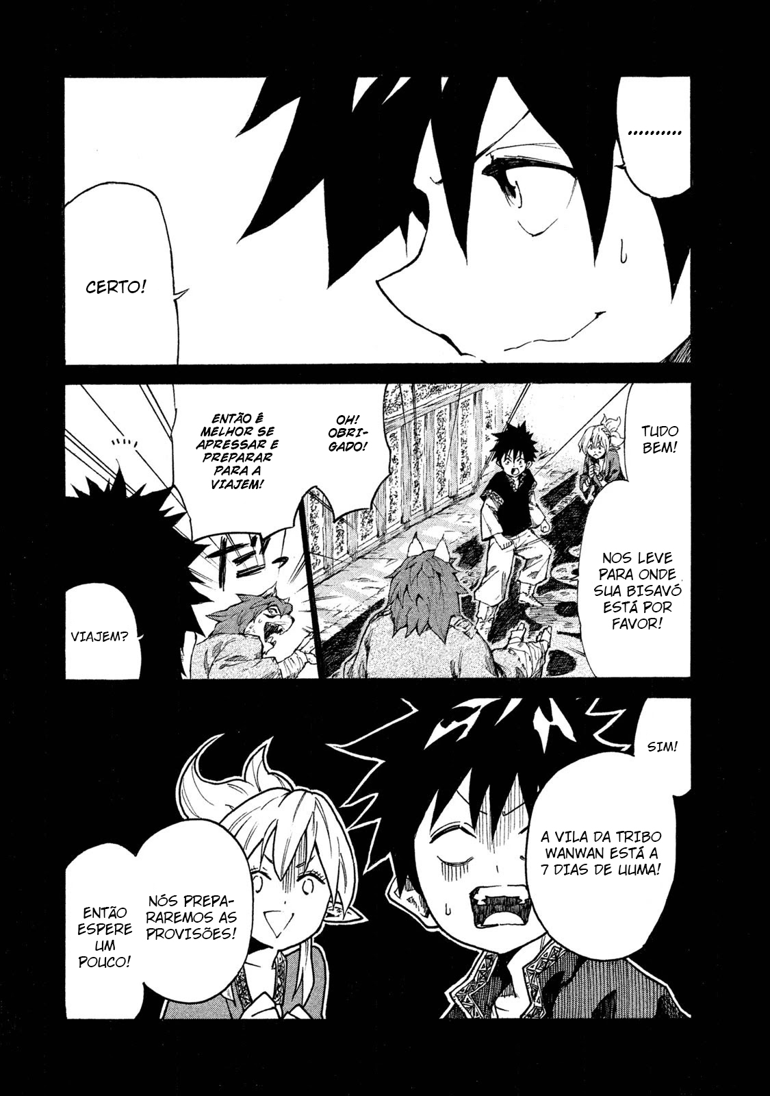Read Mazumeshi Elf to Yuubokugurashi (PT-BR) PT Manga Online