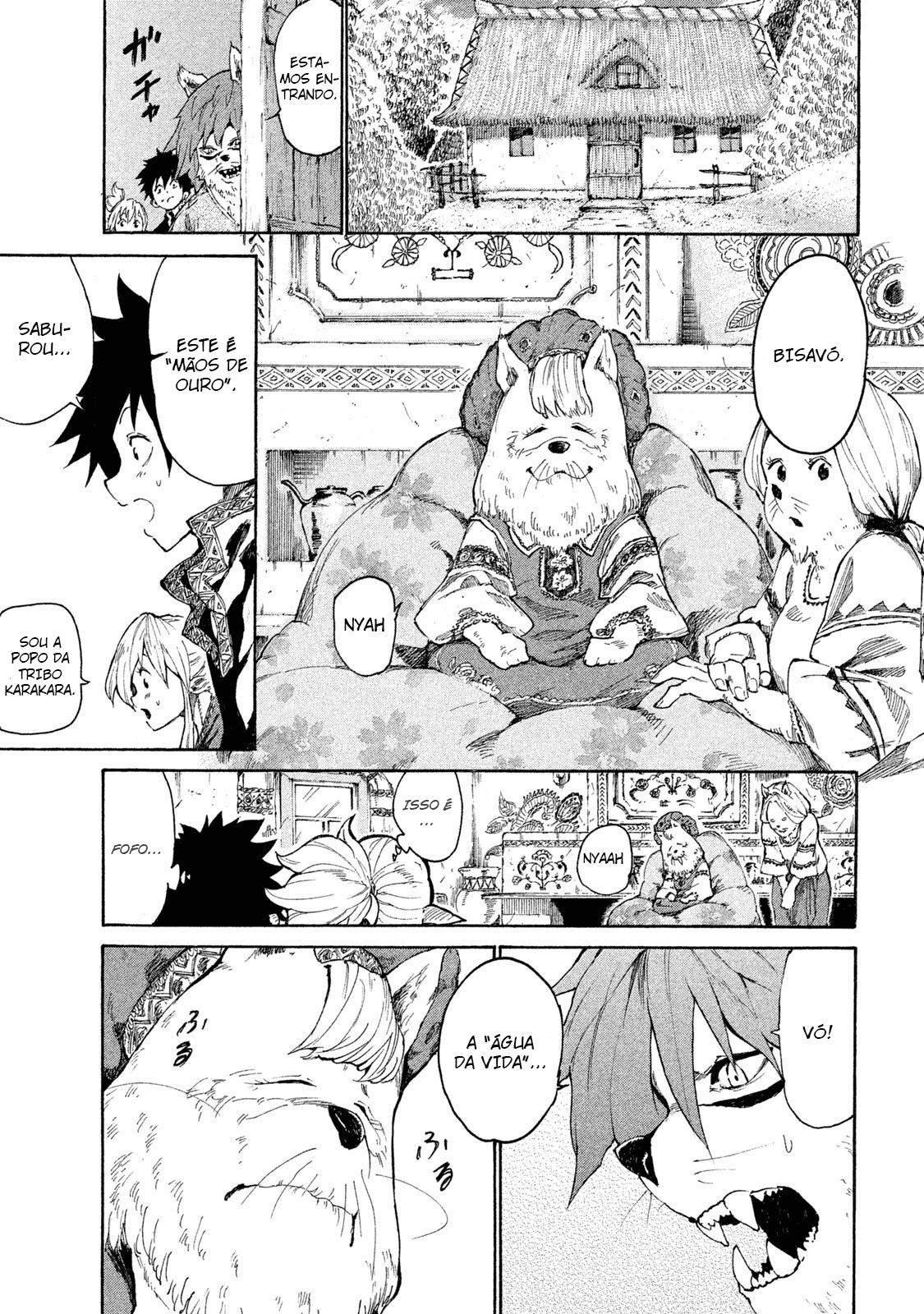 Read Mazumeshi Elf to Yuubokugurashi (PT-BR) PT Manga Online