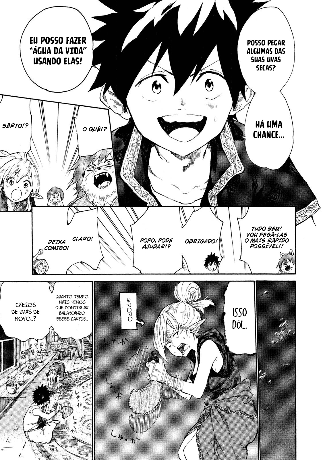 Read Mazumeshi Elf to Yuubokugurashi (PT-BR) PT Manga Online