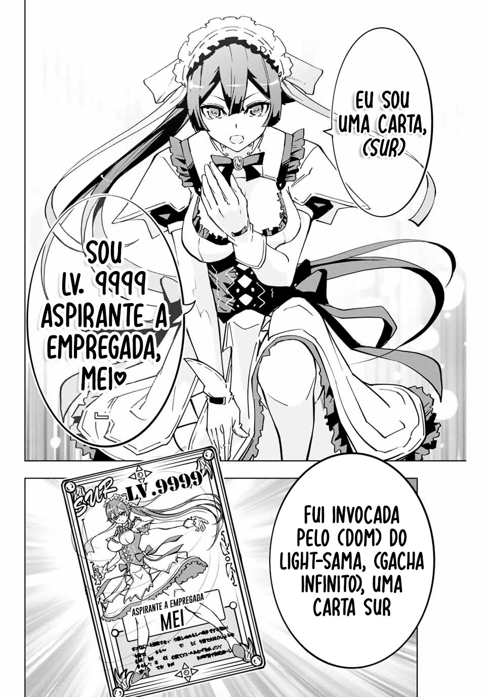 Read Meu Presente de Nível 9999 de Gacha Ilimitado (PT-BR) PT Manga Online