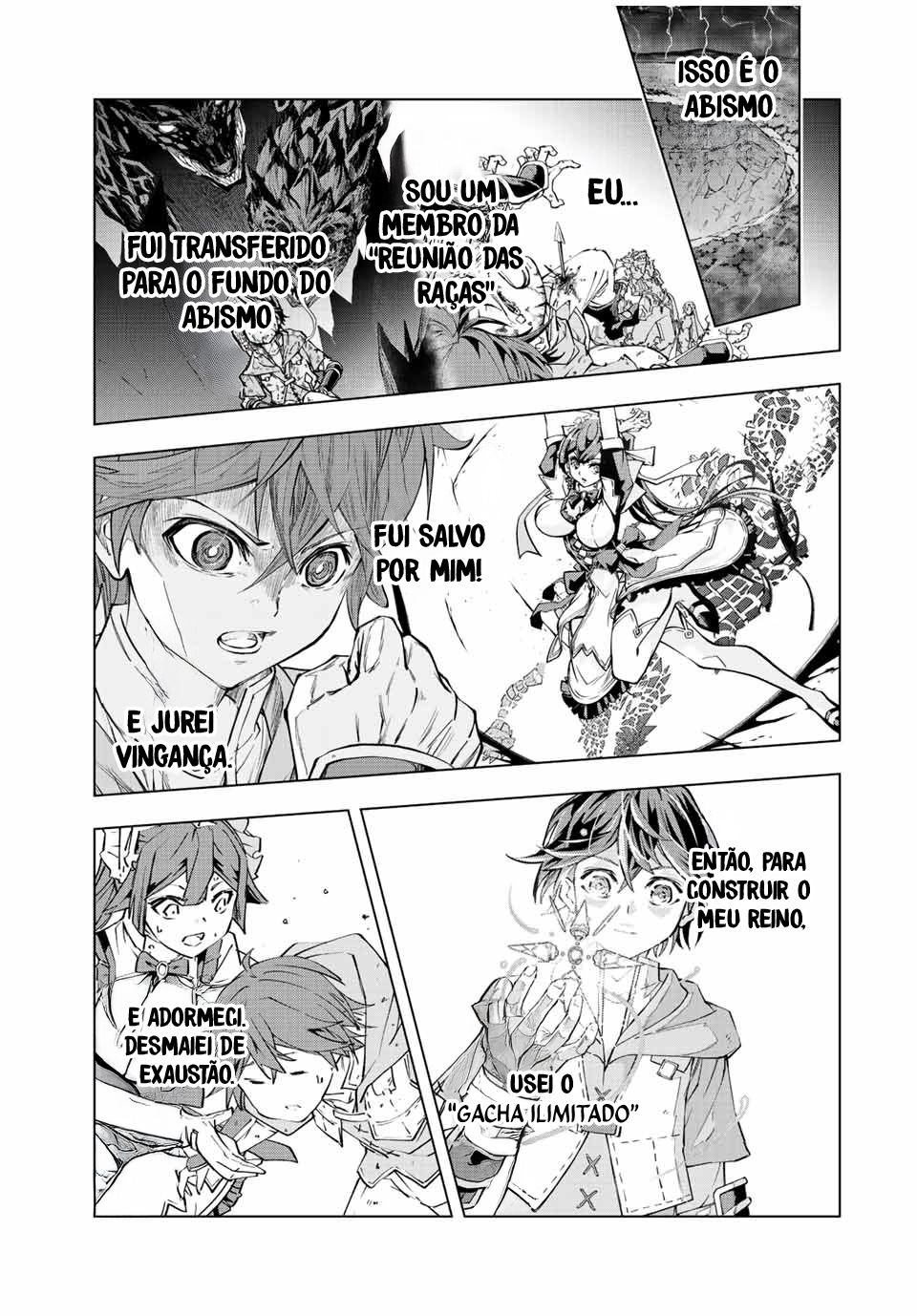 Read Meu Presente de Nível 9999 de Gacha Ilimitado (PT-BR) PT Manga Online