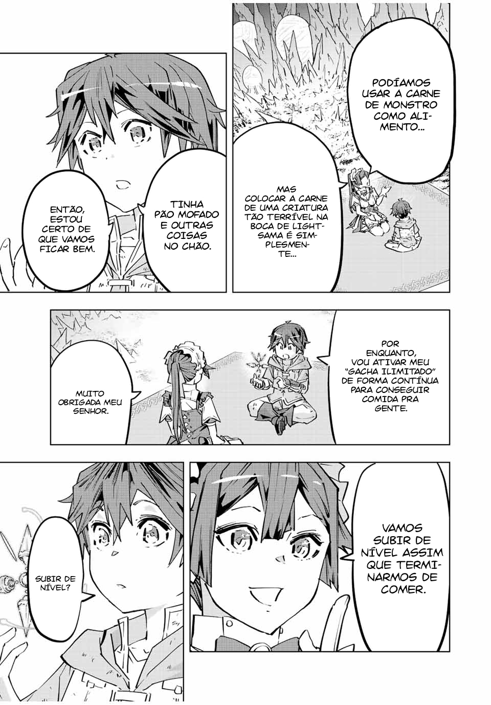 Read Meu Presente de Nível 9999 de Gacha Ilimitado (PT-BR) PT Manga Online