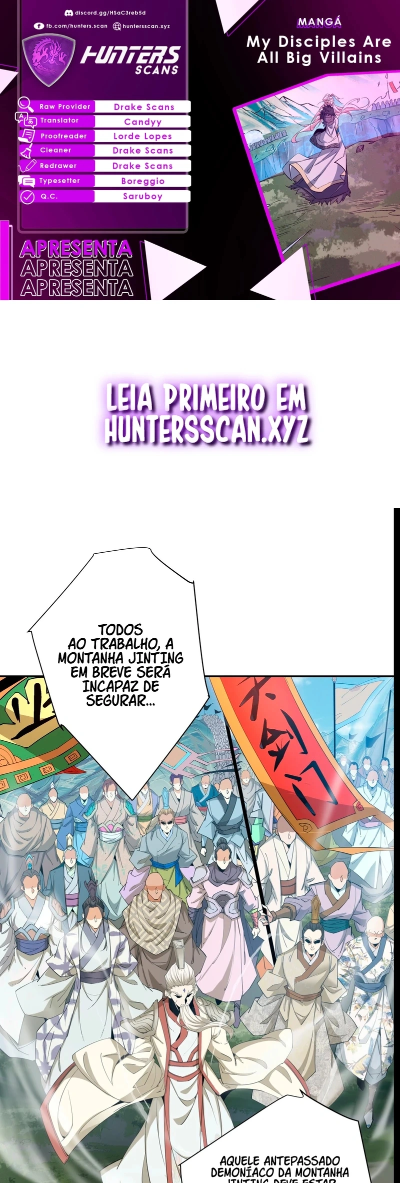 Read Meus Discípulos São Todos Grandes Vilões (PT-BR) PT Manga Online