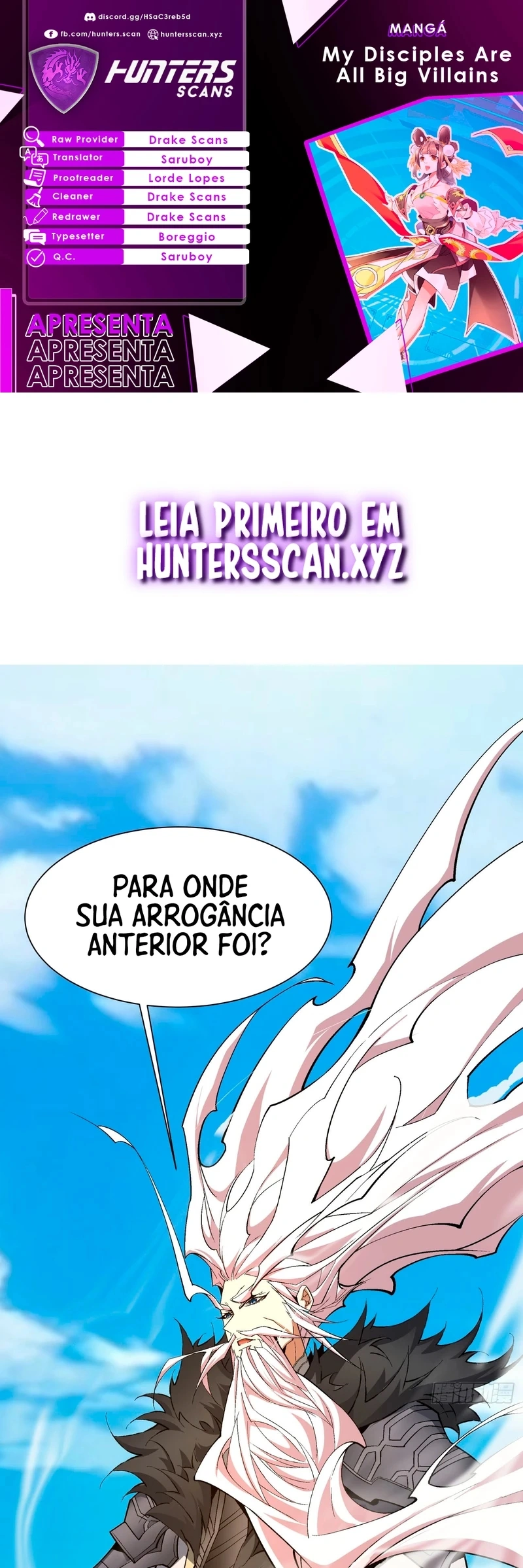 Read Meus Discípulos São Todos Grandes Vilões (PT-BR) PT Manga Online