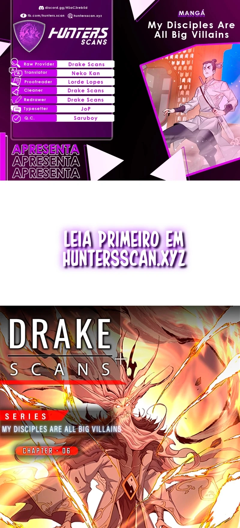Read Meus Discípulos São Todos Grandes Vilões (PT-BR) PT Manga Online