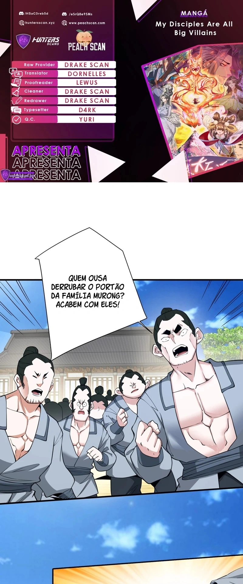 Read Meus Discípulos São Todos Grandes Vilões (PT-BR) PT Manga Online