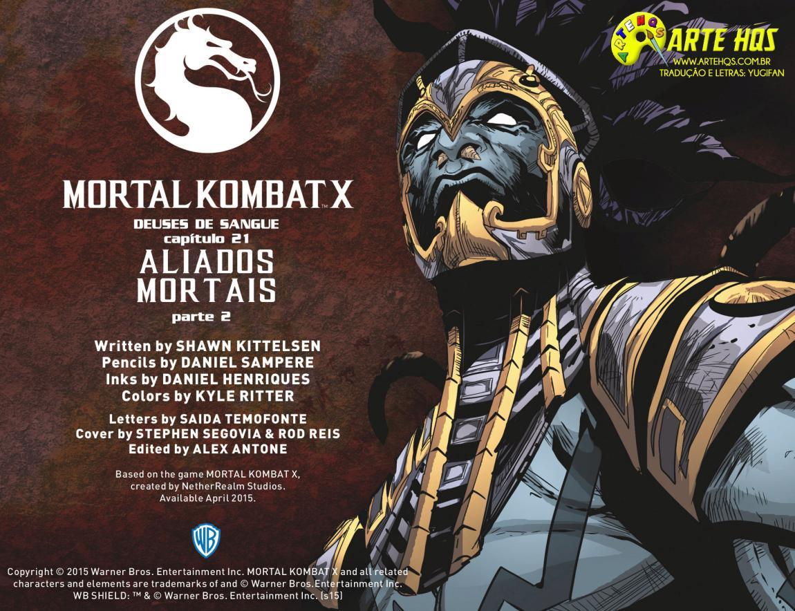 Read Mortal Kombat X (2015) (PT-BR) PT Manga Online