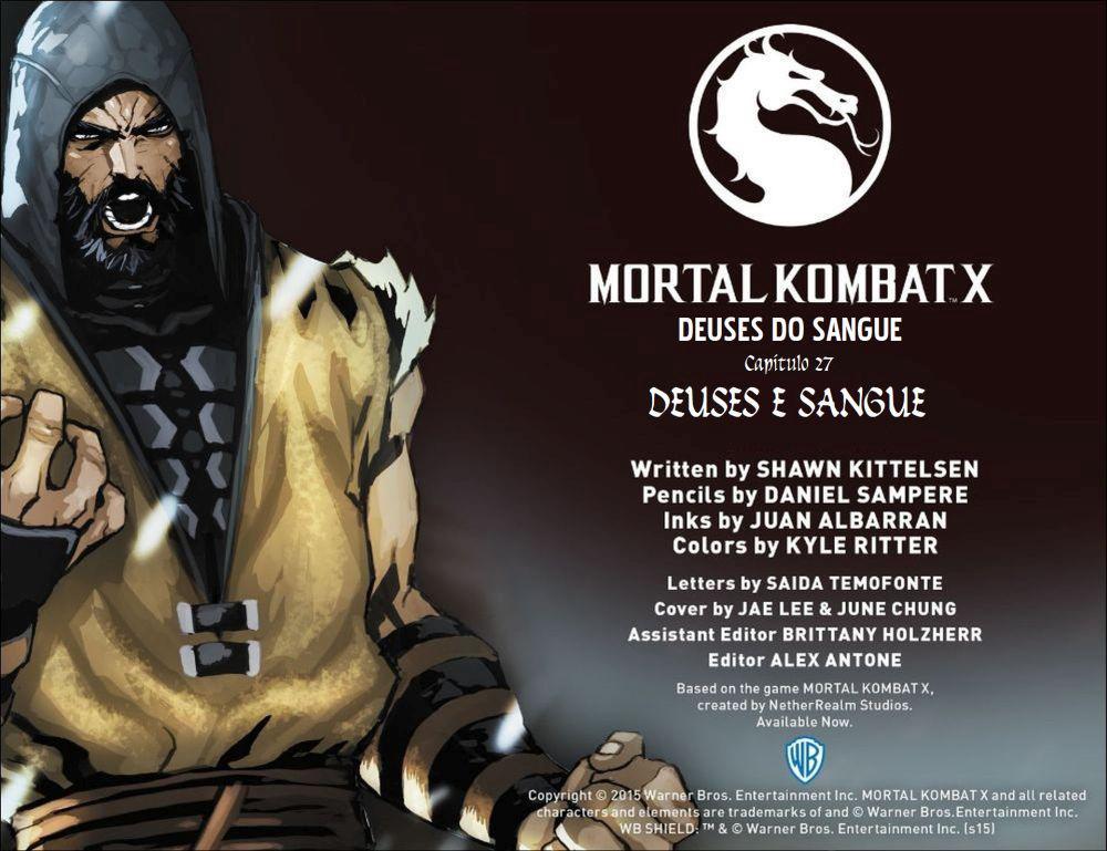 Read Mortal Kombat X (2015) (PT-BR) PT Manga Online