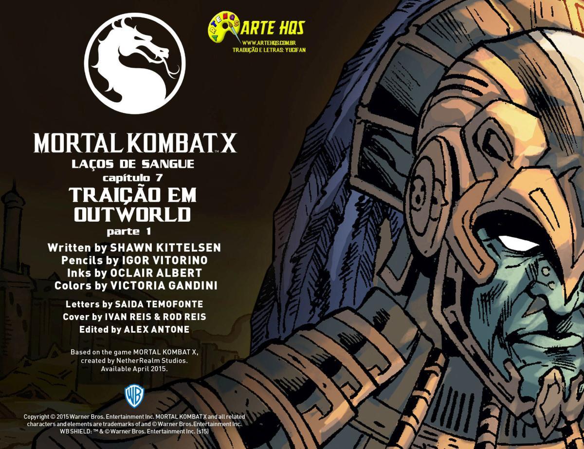 Read Mortal Kombat X (2015) (PT-BR) PT Manga Online