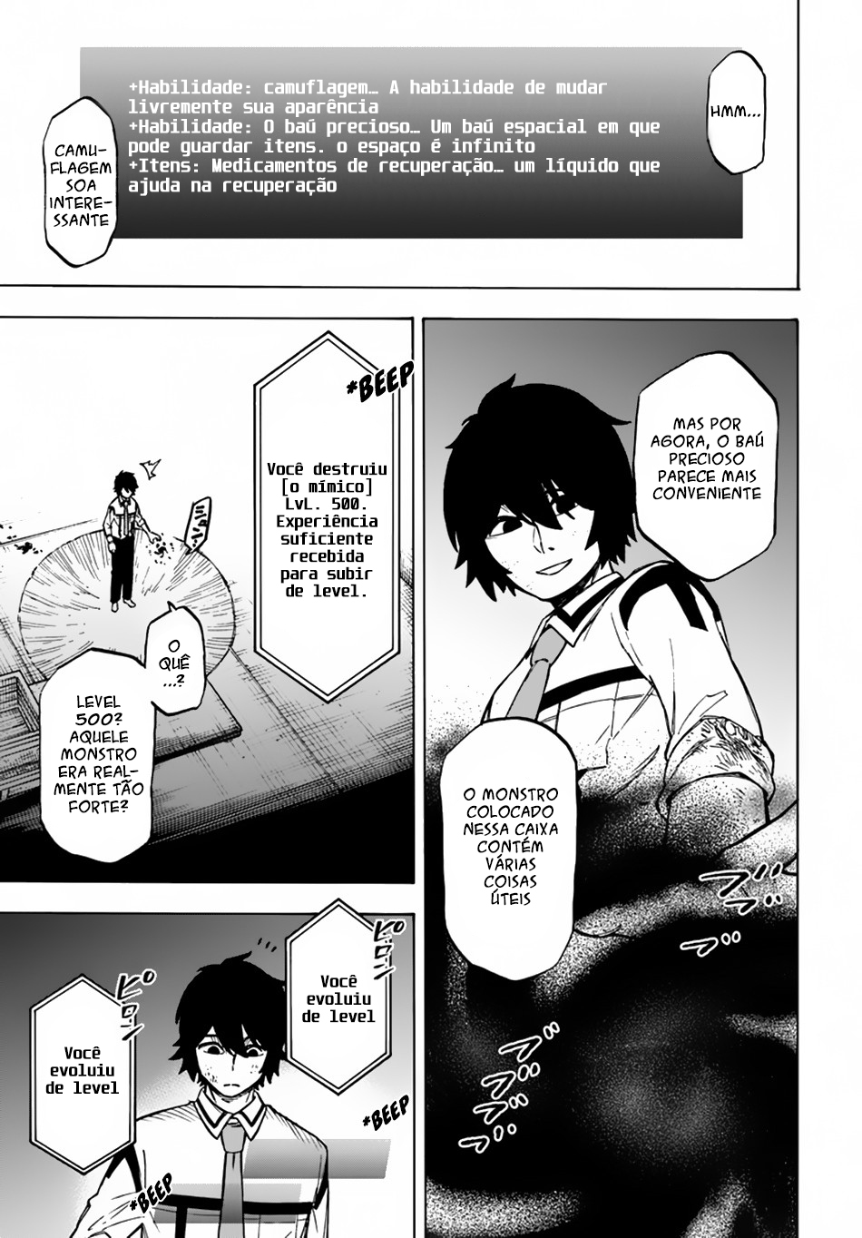 Read Nito no Taidana Isekai Shoukougun Saijaku Shoku (PT-BR) PT Manga Online