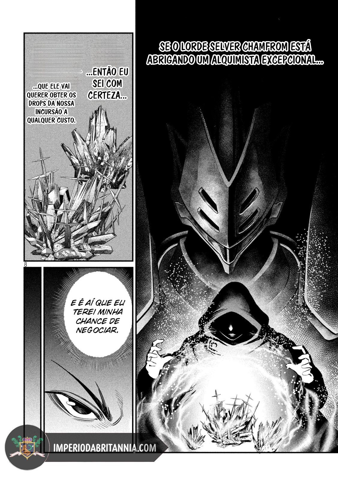 Read O Exilado Cavaleiro Pesado Reencarnado é Incomparável com o Conhecimento do Jogo (PT-BR) PT Manga Online