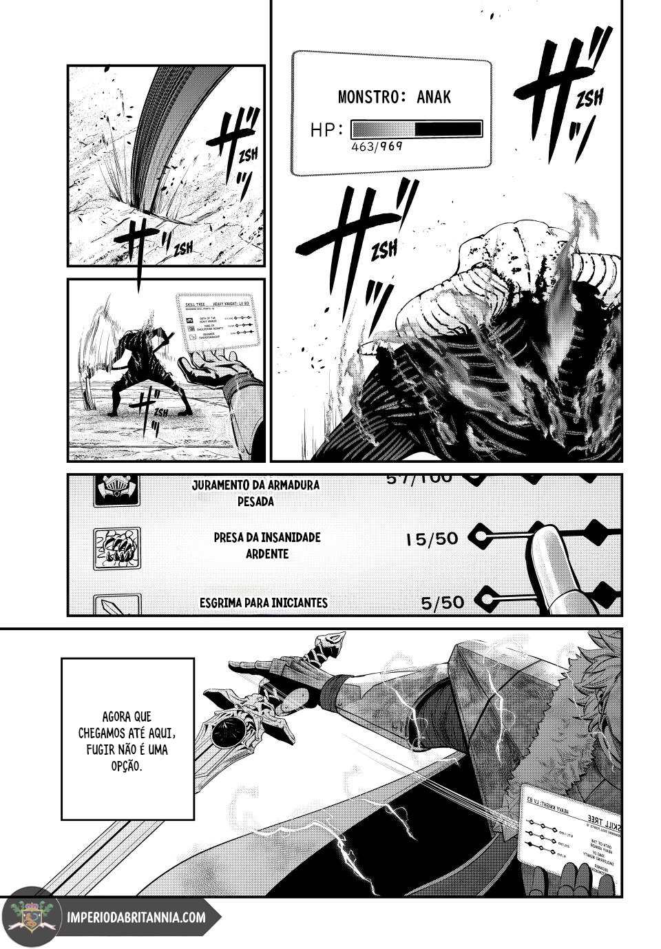Read O Exilado Cavaleiro Pesado Reencarnado é Incomparável com o Conhecimento do Jogo (PT-BR) PT Manga Online
