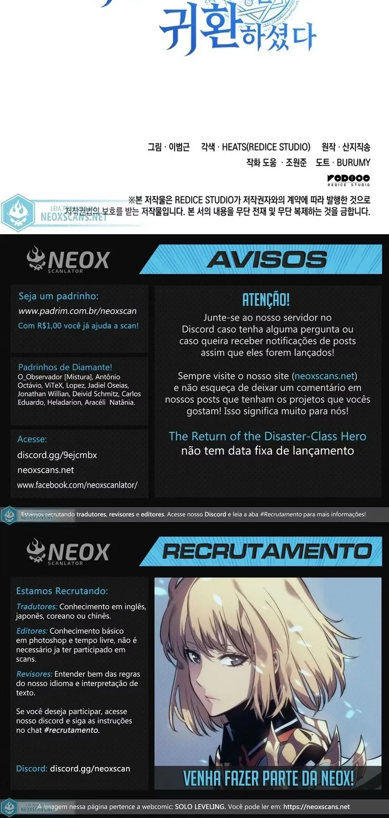 Read O Retorno do Herói de Classe Desastre (PT-BR) PT Manga Online