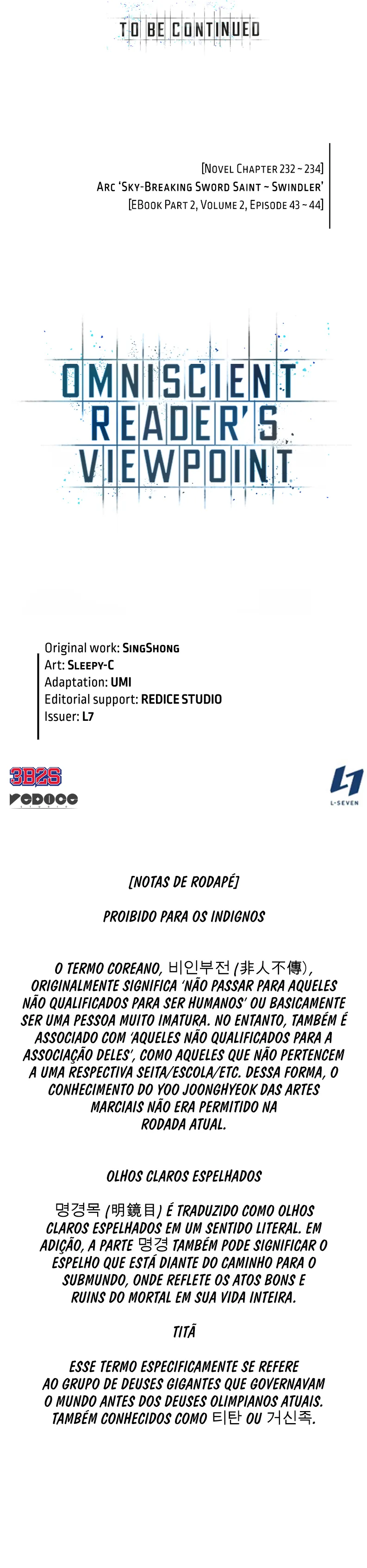 Read Ponto de Vista Do Leitor Oniciente (PT-BR) PT Manga Online