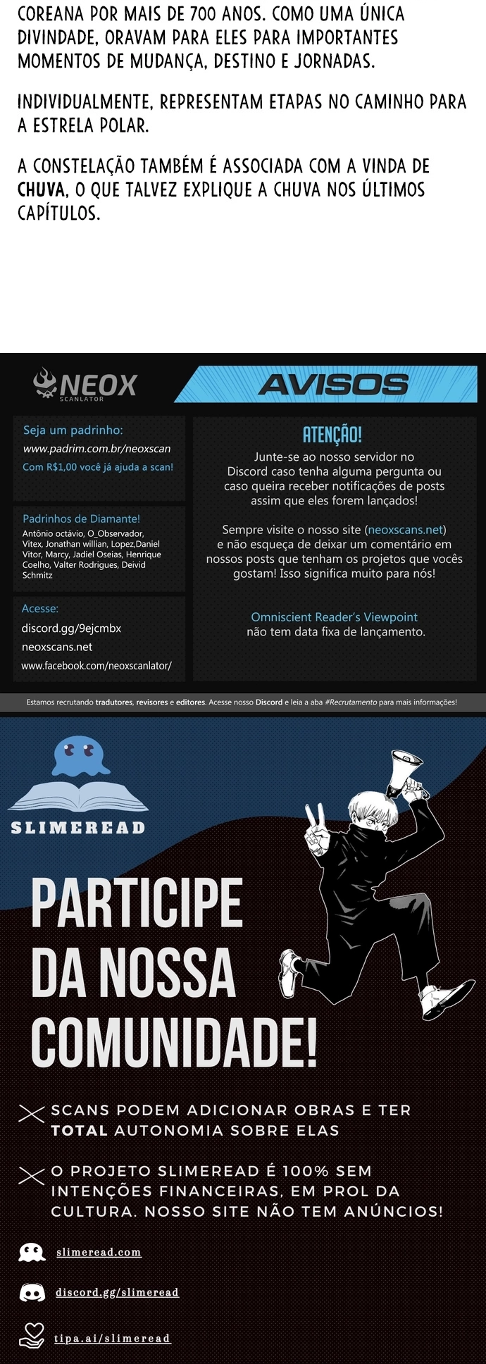 Read Ponto de Vista Do Leitor Oniciente (PT-BR) PT Manga Online