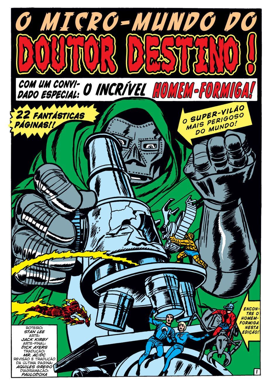 Read Quarteto Fantástico V1 (1961) (PT-BR) PT Manga Online