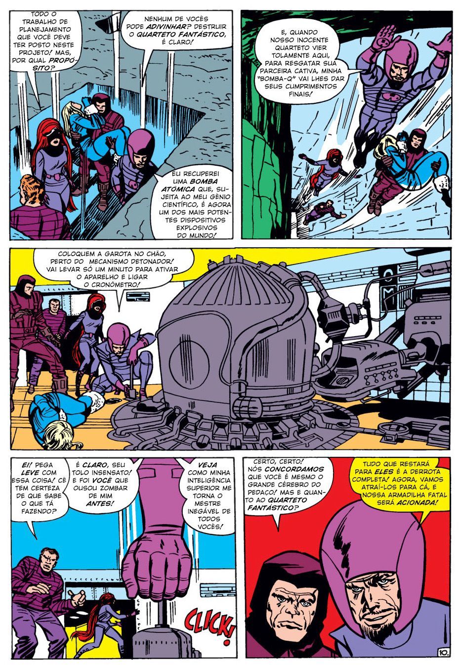 Read Quarteto Fantástico V1 (1961) (PT-BR) PT Manga Online