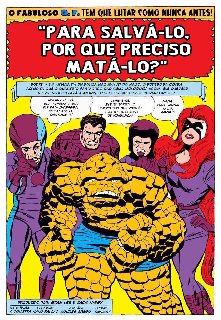 Read Quarteto Fantástico V1 (1961) (PT-BR) PT Manga Online