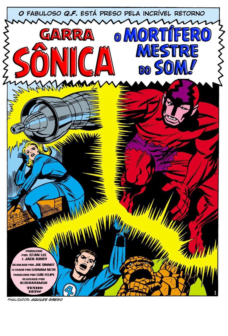 Read Quarteto Fantástico V1 (1961) (PT-BR) PT Manga Online