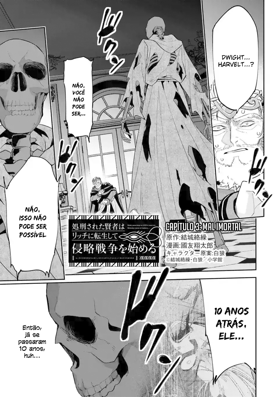 Read Shokei Sareta Kenja wa Lich ni Tensei (PT-BR) PT Manga Online