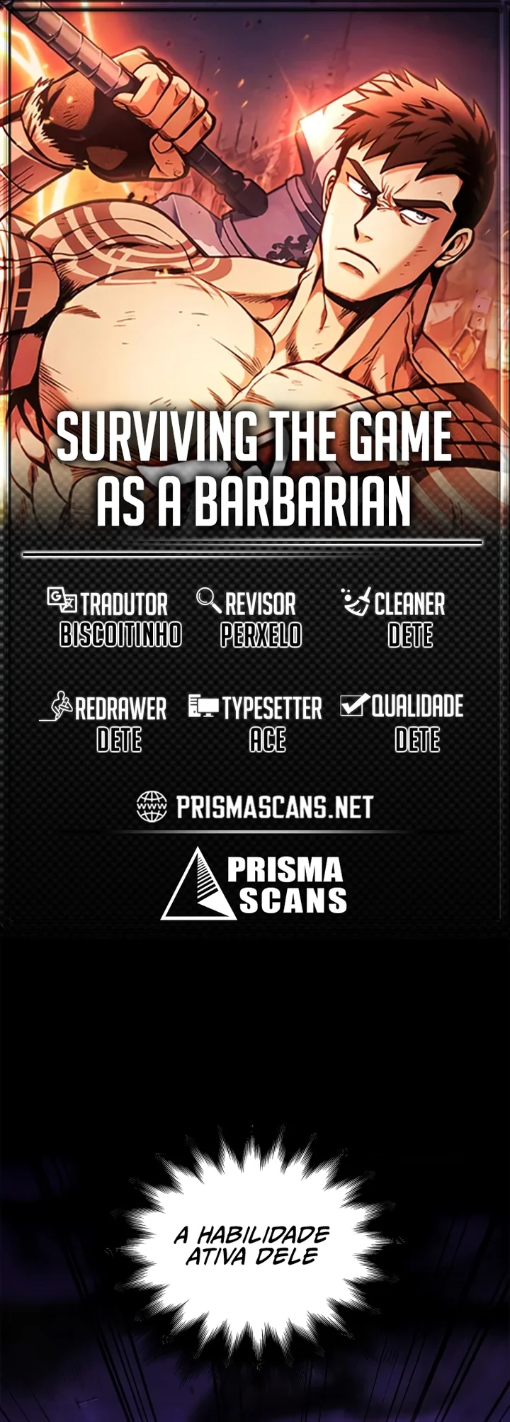 Read Sobrevivendo ao Jogo como um Bárbaro (PT-BR) PT Manga Online