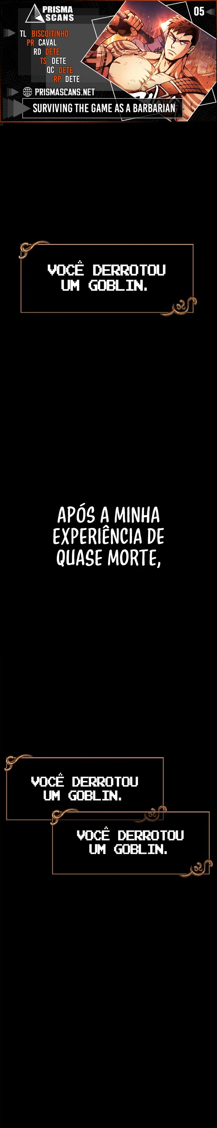 Read Sobrevivendo ao Jogo como um Bárbaro (PT-BR) PT Manga Online