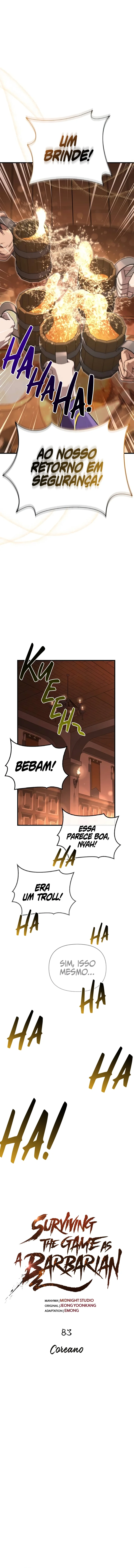 Read Sobrevivendo ao Jogo como um Bárbaro (PT-BR) PT Manga Online