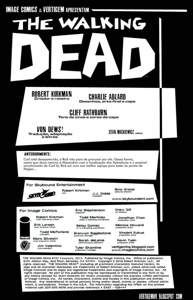 Read The Walking Dead (PT-BR) PT Manga Online