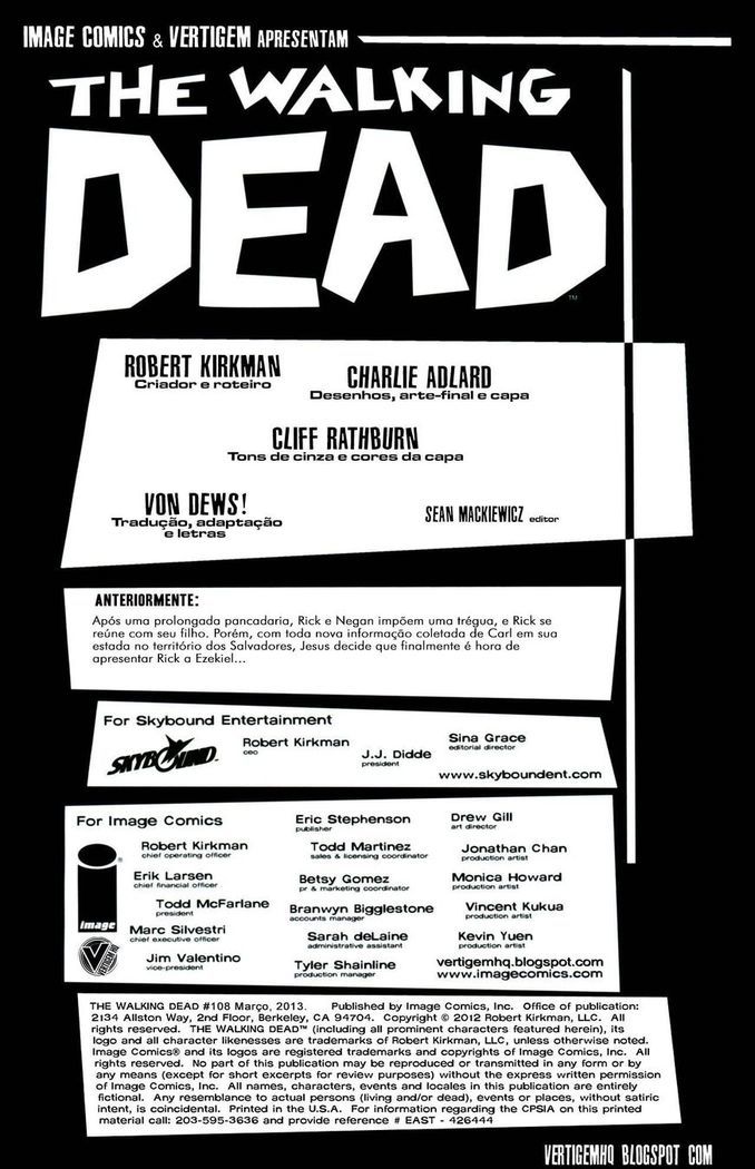 Read The Walking Dead (PT-BR) PT Manga Online