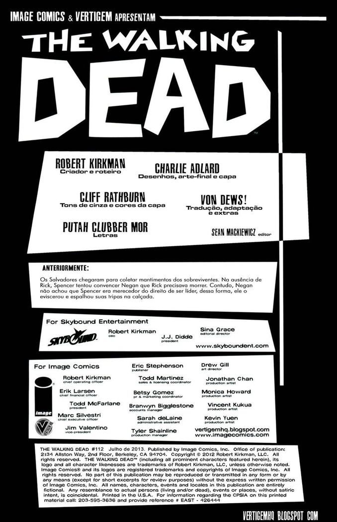 Read The Walking Dead (PT-BR) PT Manga Online