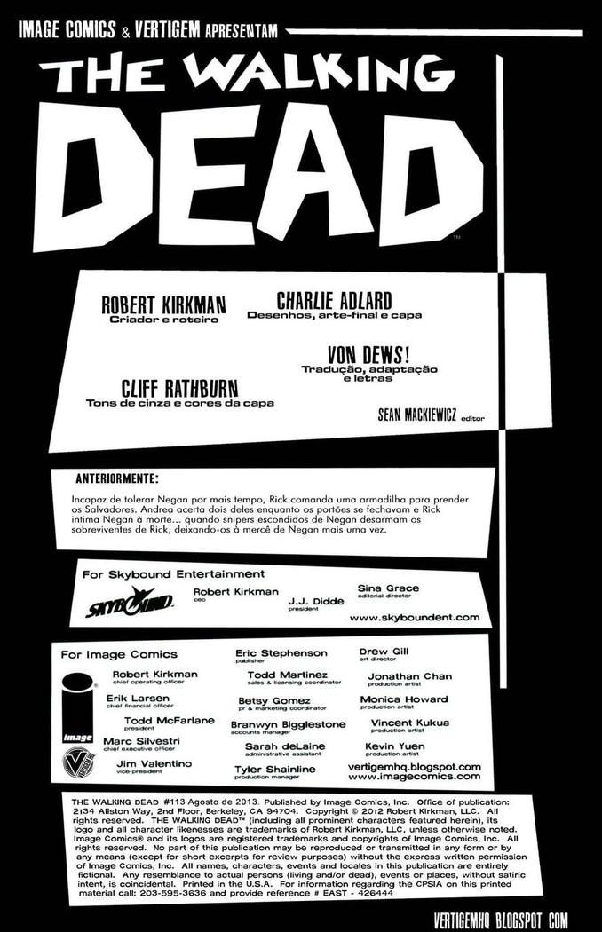 Read The Walking Dead (PT-BR) PT Manga Online