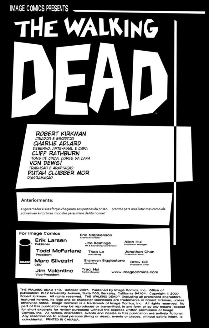 Read The Walking Dead (PT-BR) PT Manga Online