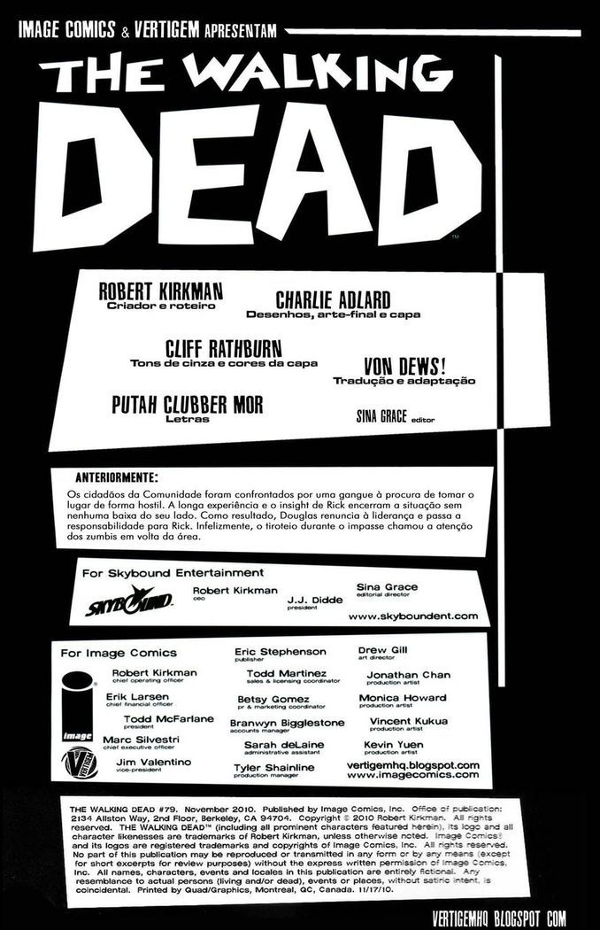 Read The Walking Dead (PT-BR) PT Manga Online