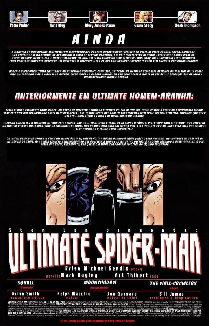 Read Ultimate Spider-Man (PT-BR) PT Manga Online