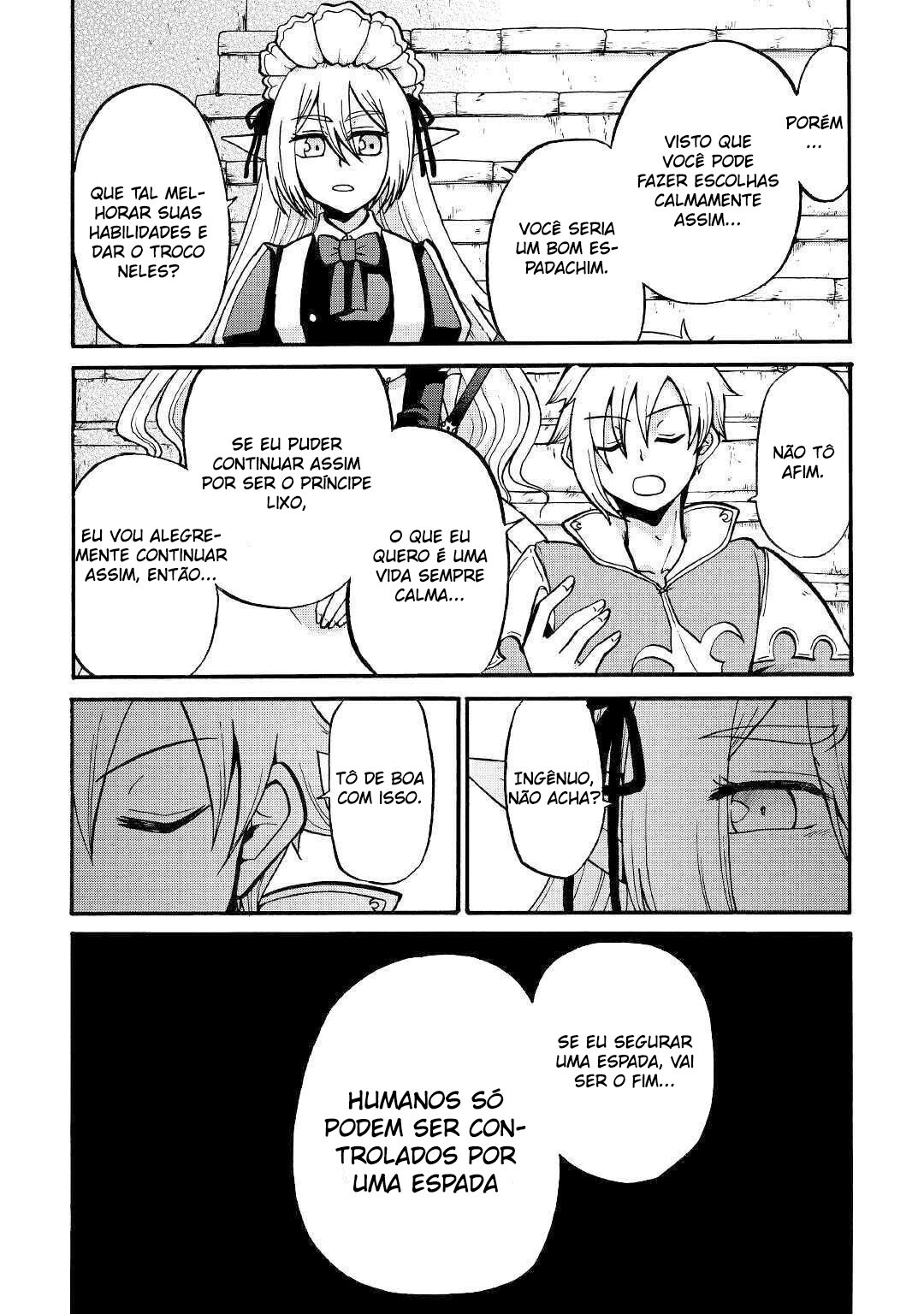 Read Um Imperador da Espada reencarnou como um Príncipe Lixo (PT-BR) PT Manga Online