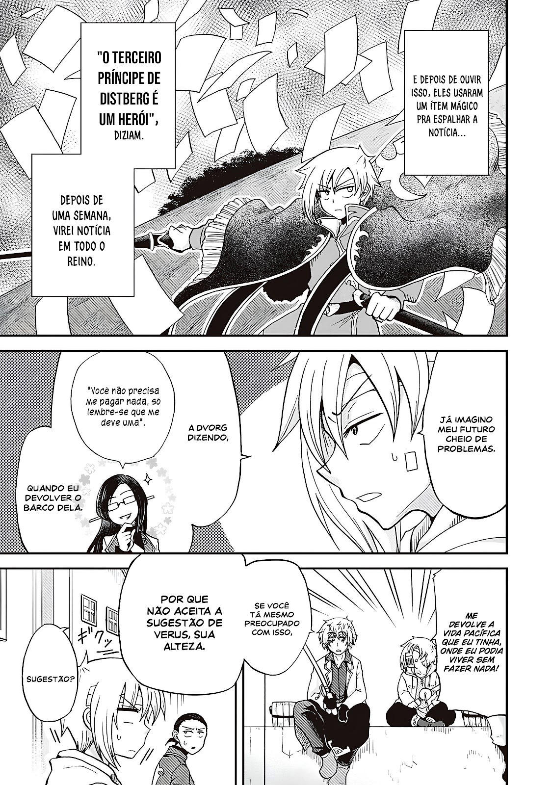 Read Um Imperador da Espada reencarnou como um Príncipe Lixo (PT-BR) PT Manga Online