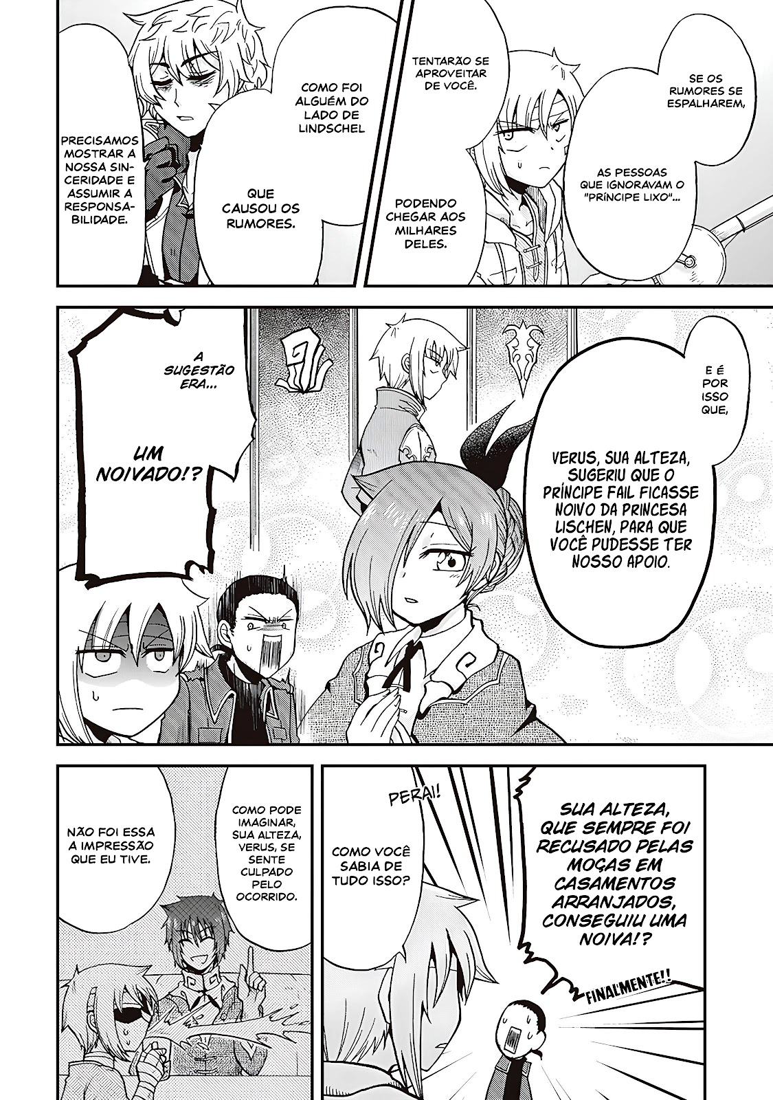 Read Um Imperador da Espada reencarnou como um Príncipe Lixo (PT-BR) PT Manga Online