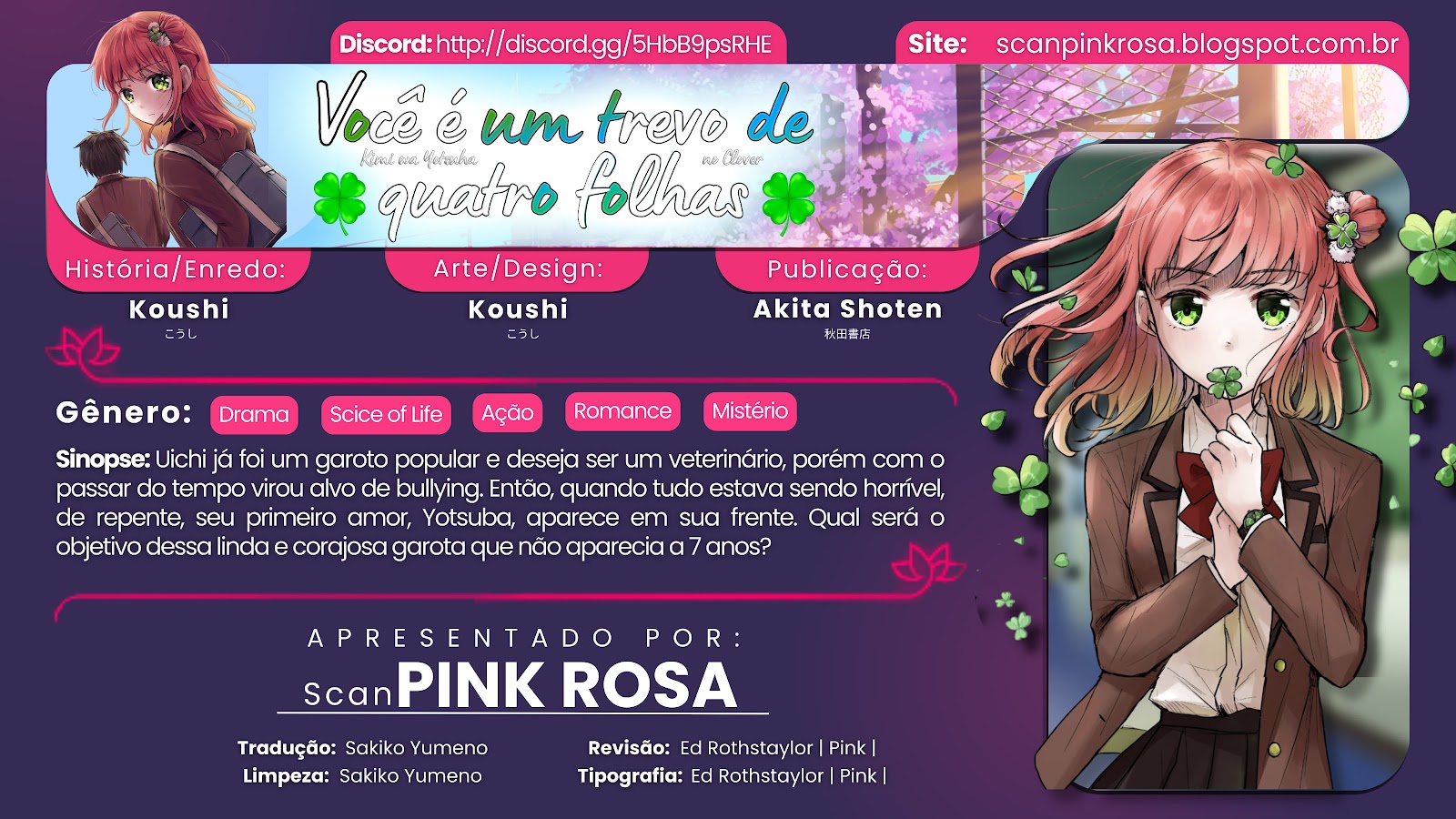 Read Você é um Trevo de Quatro Folhas (PT-BR) PT Manga Online